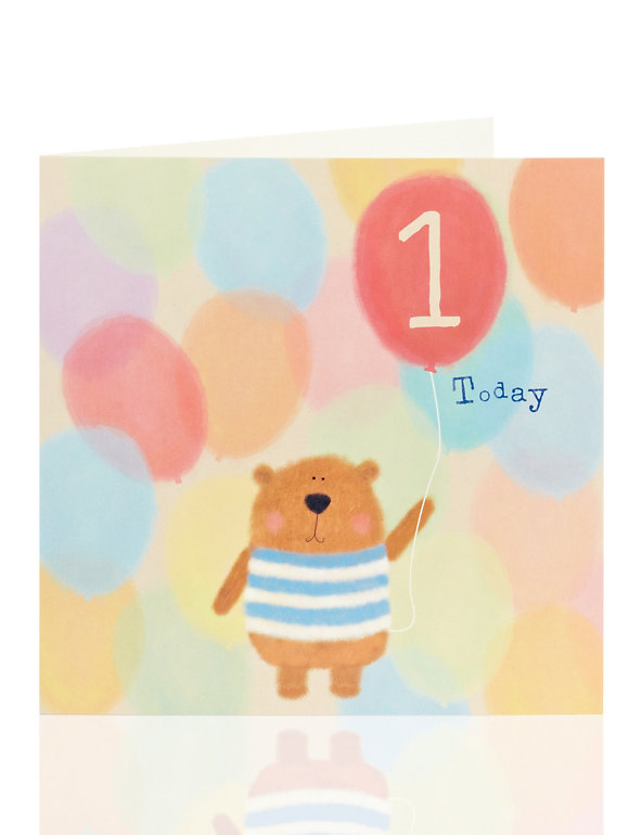 1st Bear Kids Birthday Card Image 1 of 2