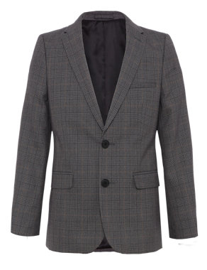2 Button Checked Jacket Image 2 of 5