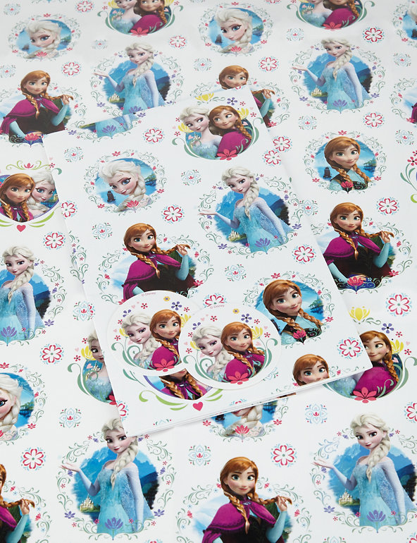 2 Disney Frozen Sheet Wrapping Paper Image 1 of 1