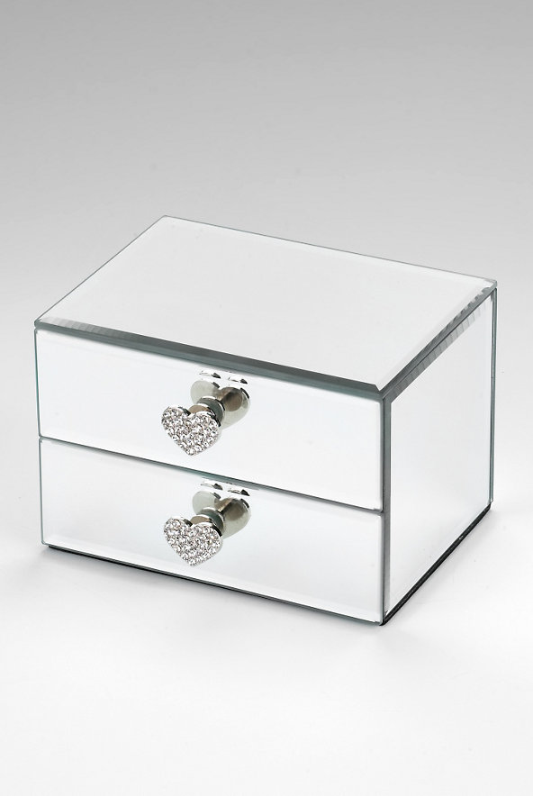2 Drawer Small Jewellery Box Image 1 of 1