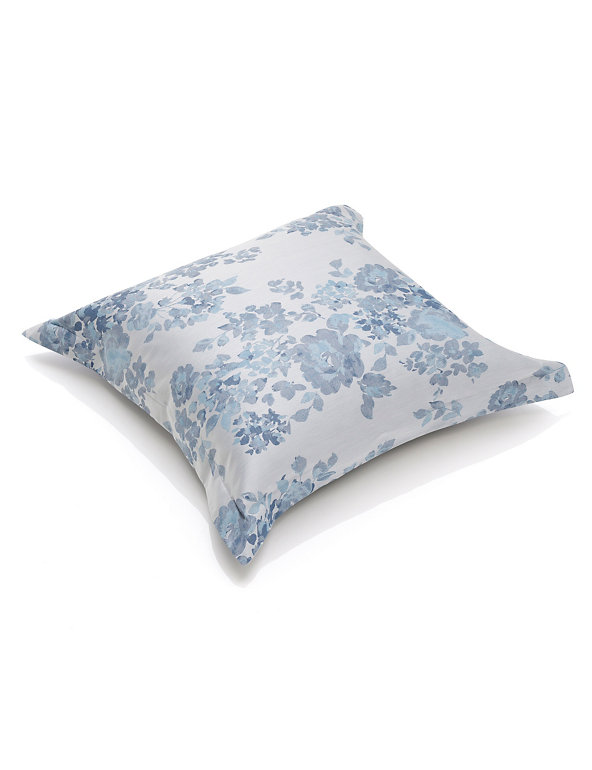 2 Floral Jacquard Square Pillowcases Image 1 of 1