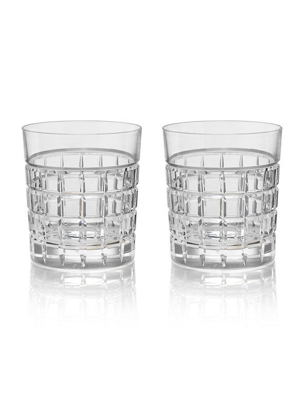 2 Linear Whisky Tumblers Image 1 of 2