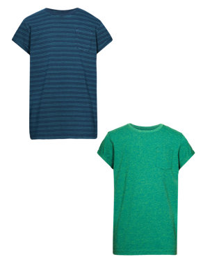 2 Pack Assorted T-Shirts (5-14 Years) Image 2 of 3