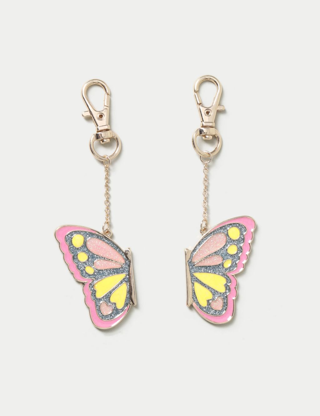 2 Pack BFF Butterfly Keyring 1 of 3
