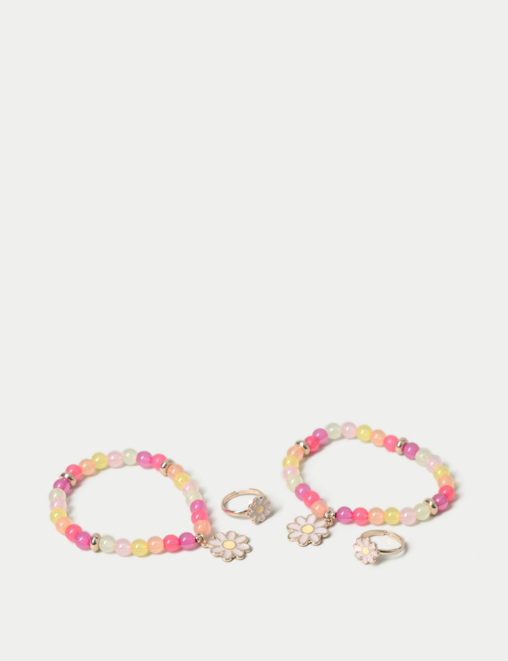 2 Pack BFF Daisy Ring and Bracelet Set 2 of 3