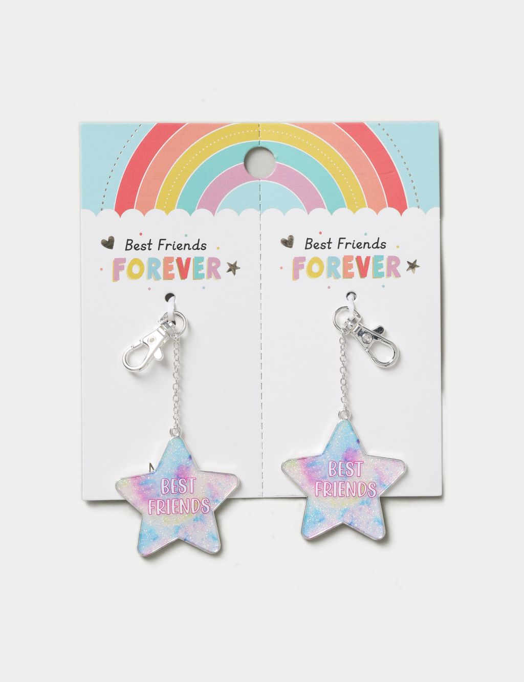 2 Pack BFF Star Ombre Keyring 3 of 3