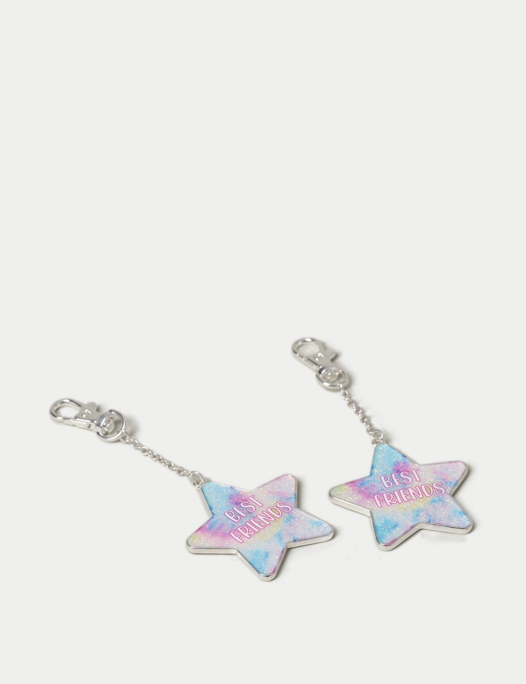 2 Pack BFF Star Ombre Keyring 2 of 3