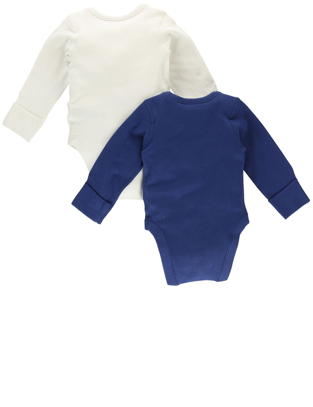 2 Pack Boys' Pure Cotton Bodysuits 6 of 6
