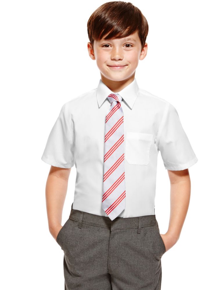 2 Pack Boys' Pure Cotton Shirts 1 of 7