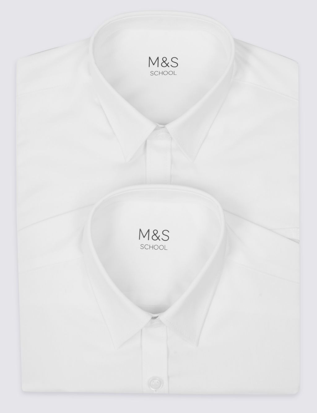 2 Pack Boys' Pure Cotton Slim Fit Shirts 4 of 4