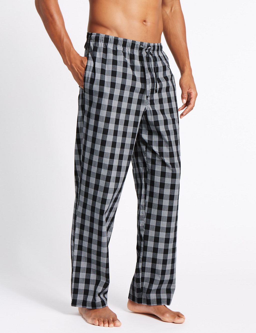 2 Pack Checked Pyjama Bottoms 3 of 6