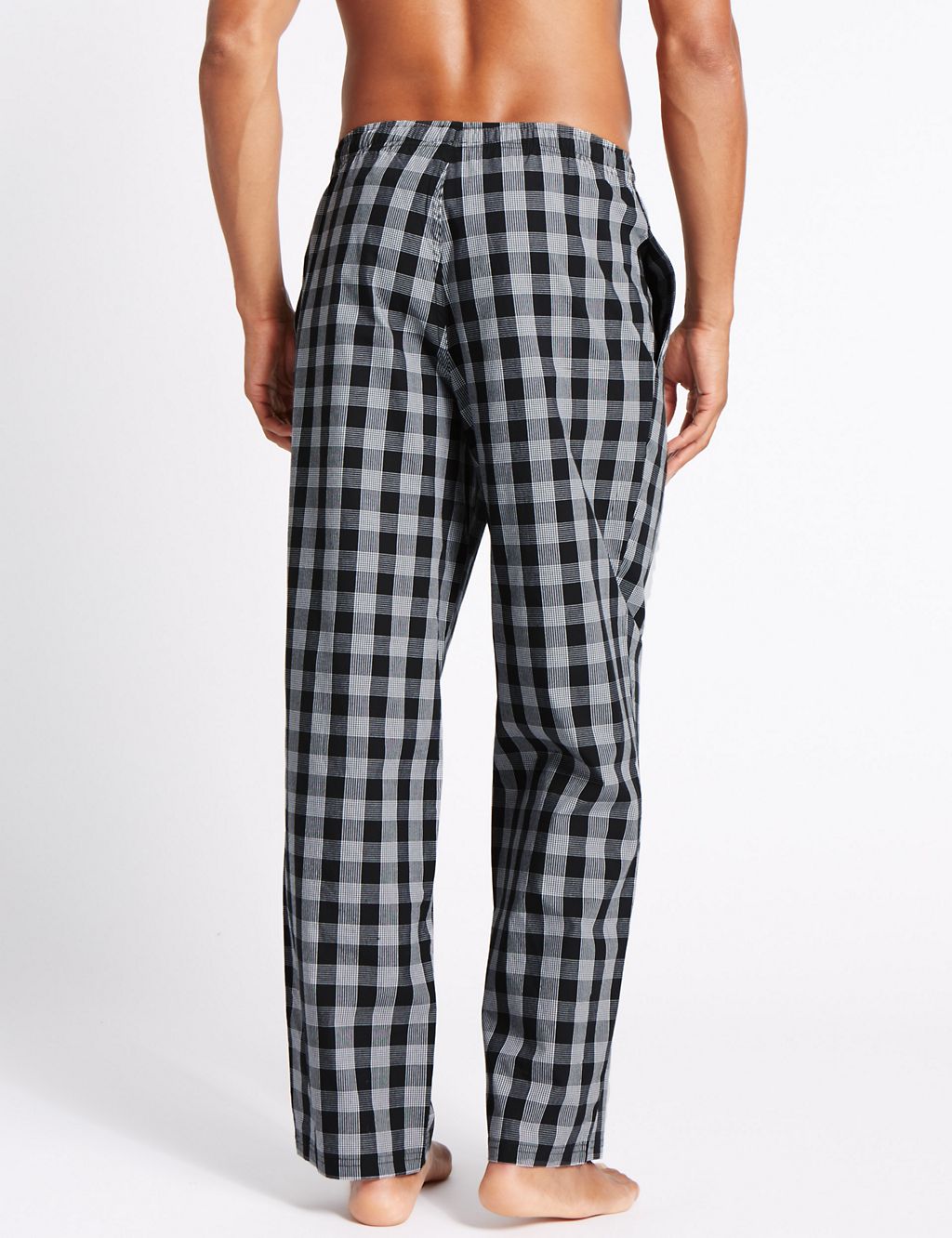 2 Pack Checked Pyjama Bottoms 4 of 6