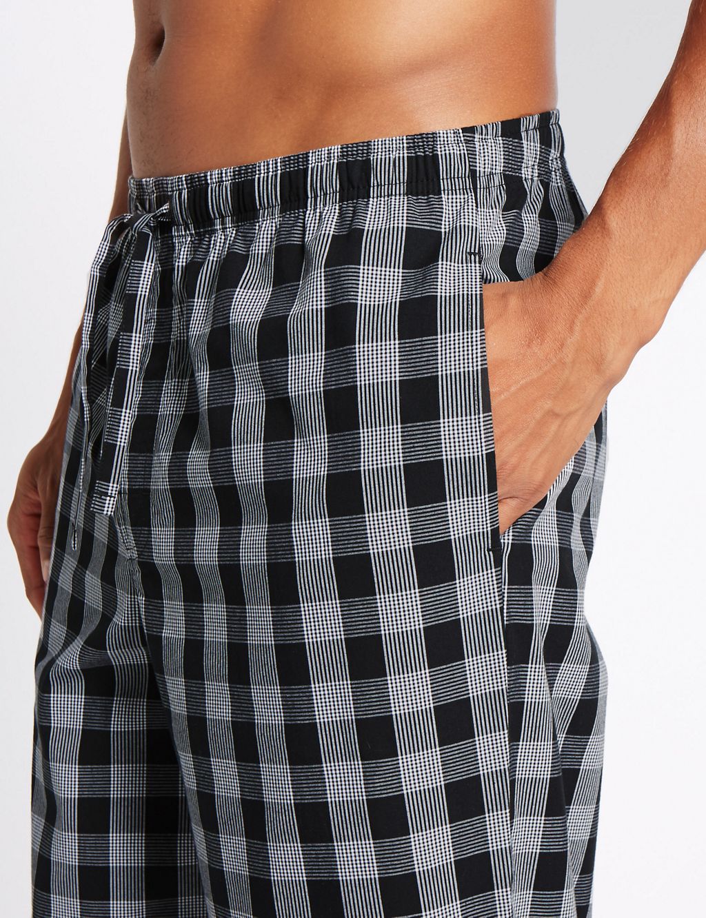 2 Pack Checked Pyjama Bottoms 5 of 6