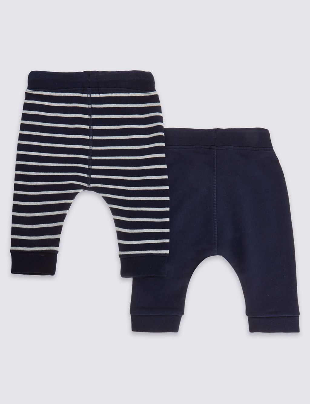 2 Pack Cotton Assorted Joggers with Stretch 1 of 4