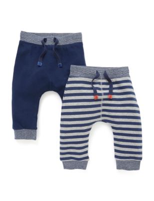 2 Pack Cotton Rich Assorted Joggers | M&S