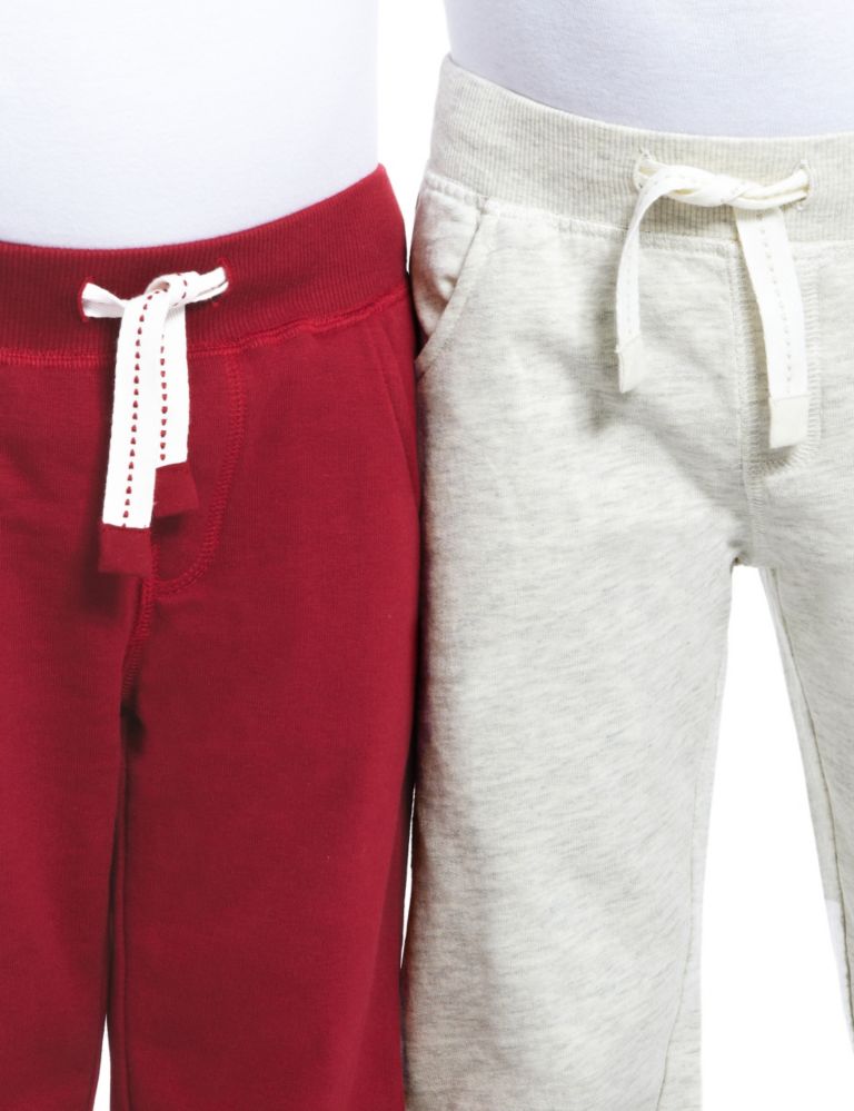 2 Pack Cotton Rich Drawstring Joggers 6 of 7