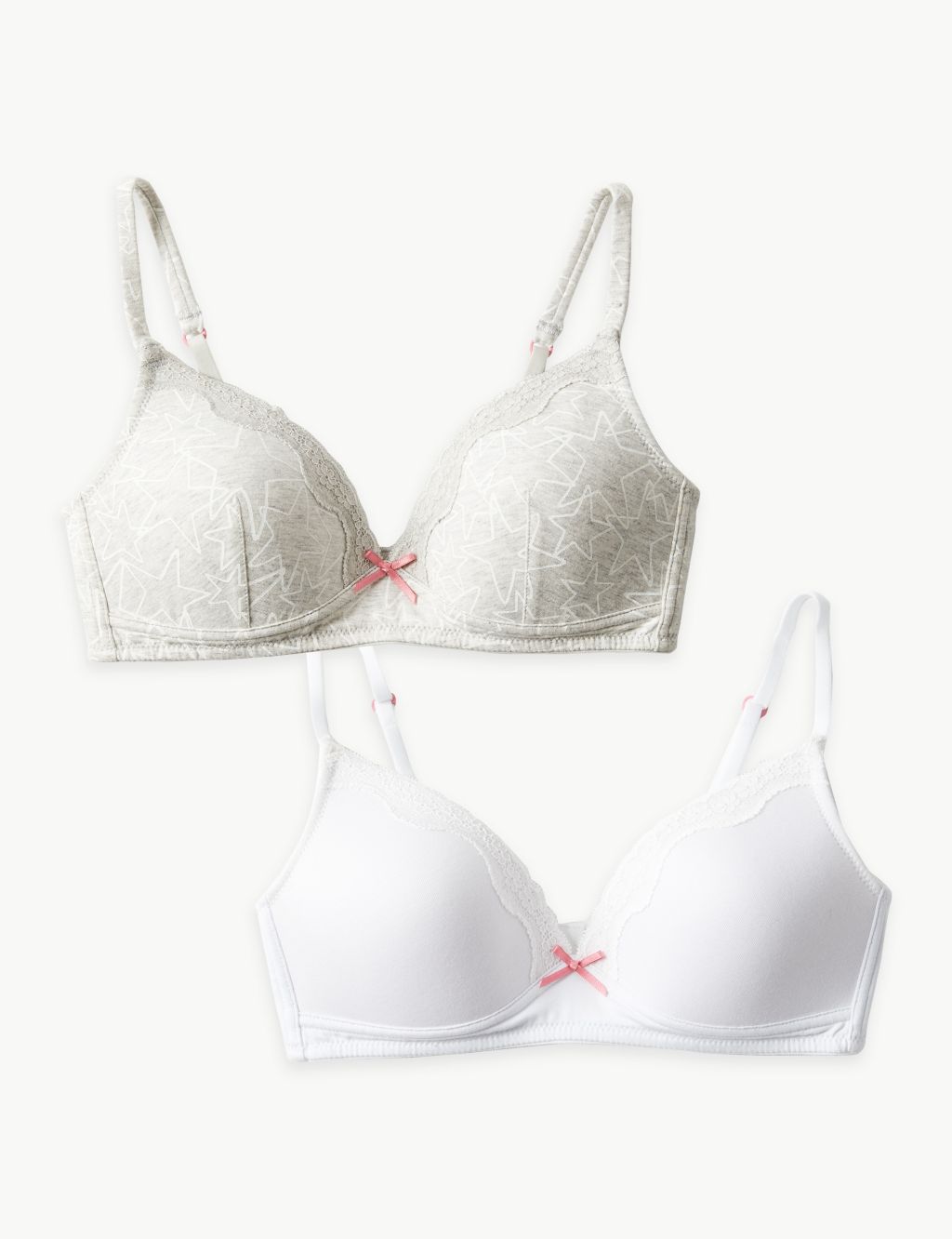 2 Pack Cotton Rich Full Cup Bra Aa E Angel Mands