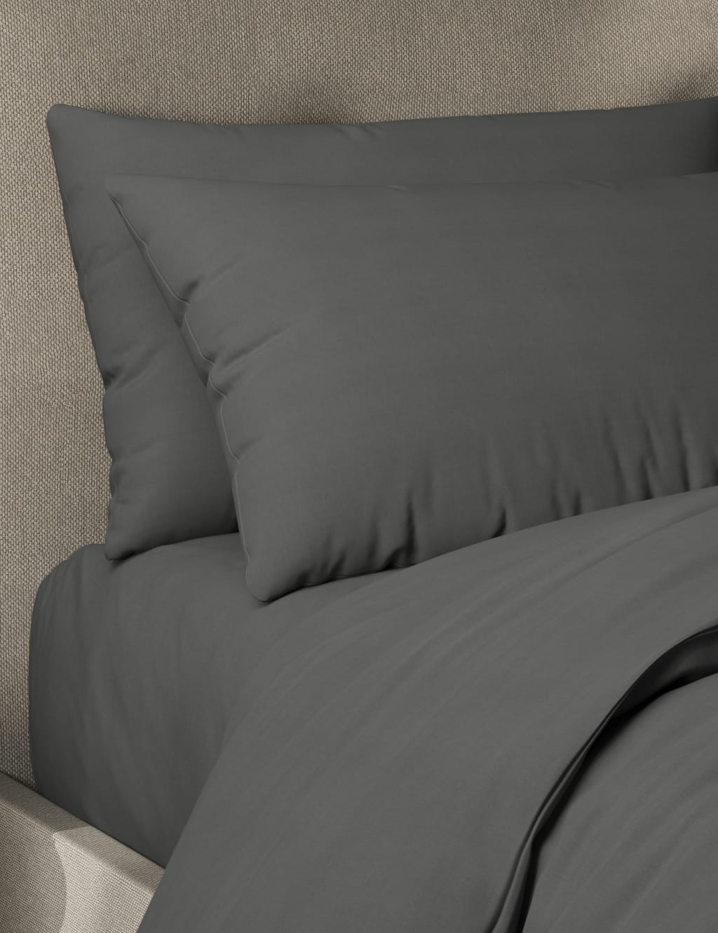 2 Pack Cotton Rich Percale Pillowcases 3 of 3