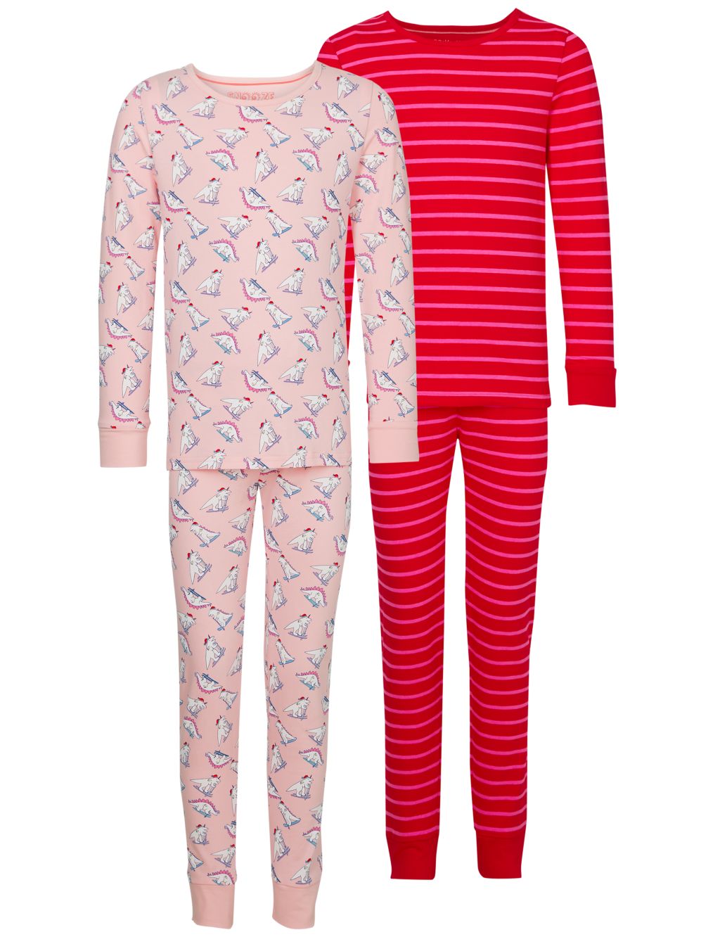 2 Pack Cotton Rich Pyjamas (3-16 Years) 5 of 6