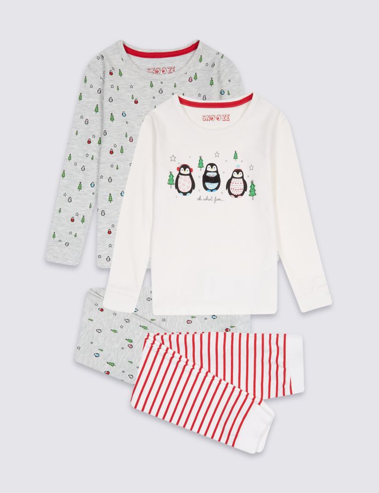 2 Pack Cotton Rich Pyjamas (9 Months - 8 Years) 2 of 5