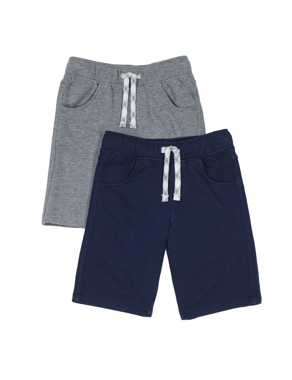 2 Pack Cotton Rich Shorts (1-7 Years) 1 of 5