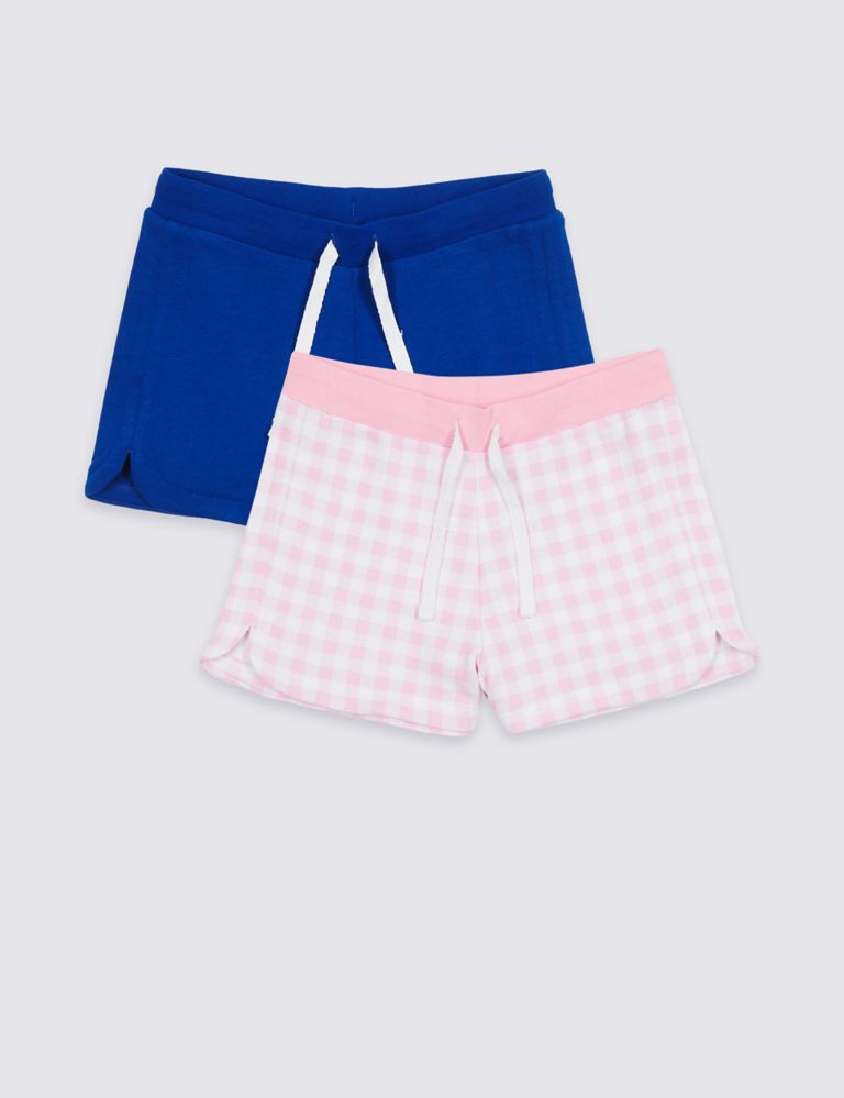 2 Pack Cotton Rich Shorts (3 Months - 7 Years) 2 of 9