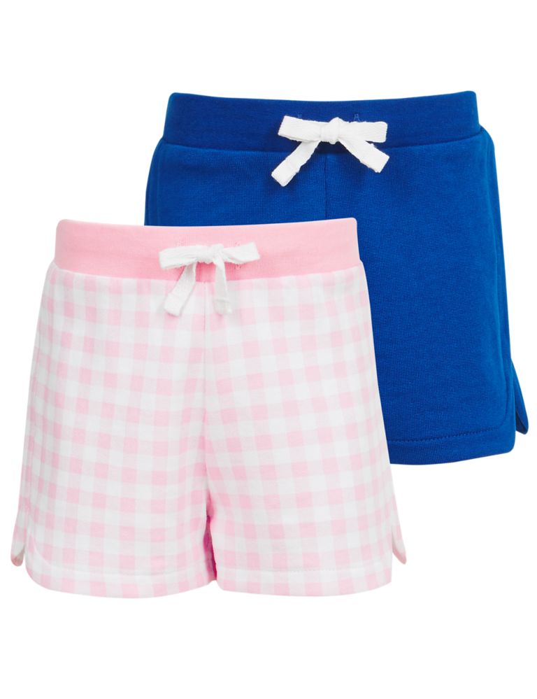 2 Pack Cotton Rich Shorts (3 Months - 7 Years) 8 of 9