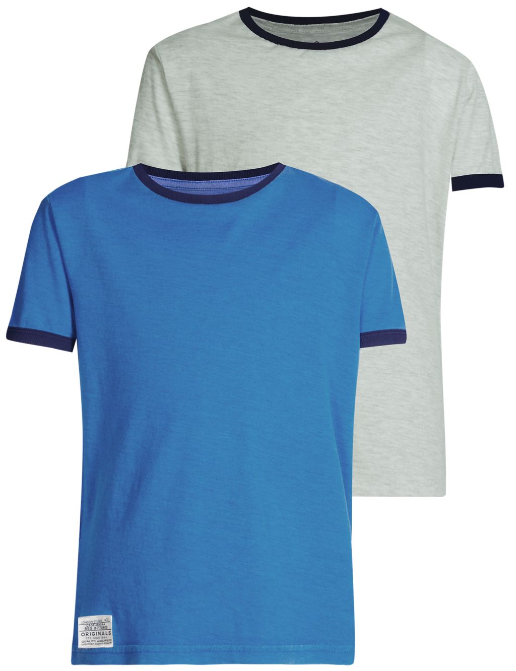 2 Pack Cotton Rich T-Shirts (3-14 Years) 5 of 6