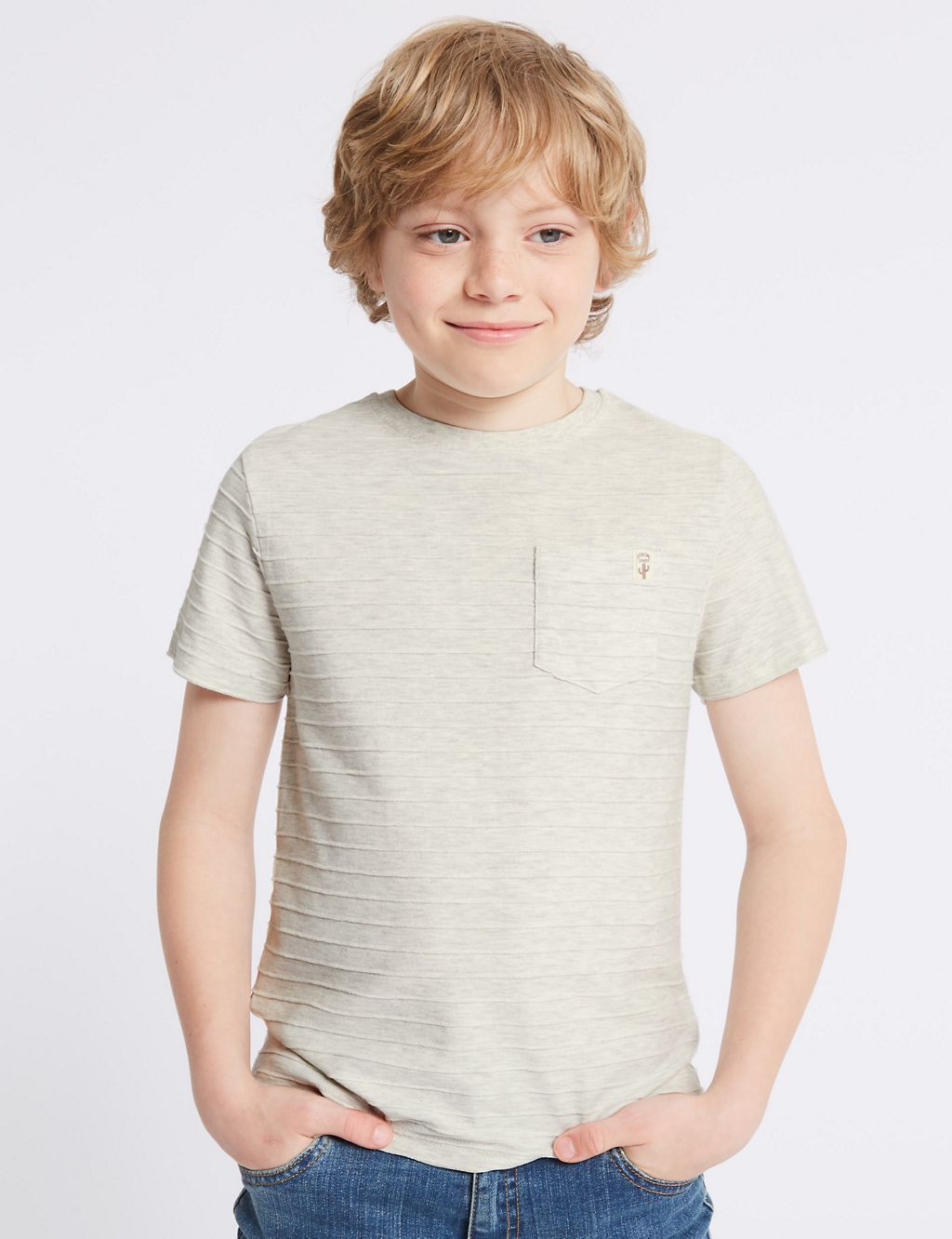 2 Pack Cotton Rich T-Shirts (3-16 Years) 2 of 4