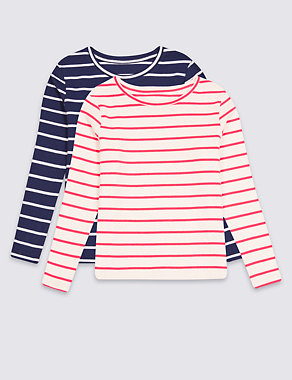 2 Pack Cotton Tops with Stretch (3 Months - 5 Years) Image 2 of 5