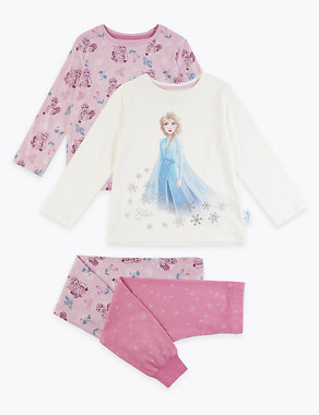 2 Pack Disney Frozen™ 2 Pyjama Sets (2-10 Years) Image 2 of 6