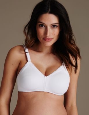 2 Pack Flexifit™ Maternity Padded Full Cup Bras B-G, M&S Collection