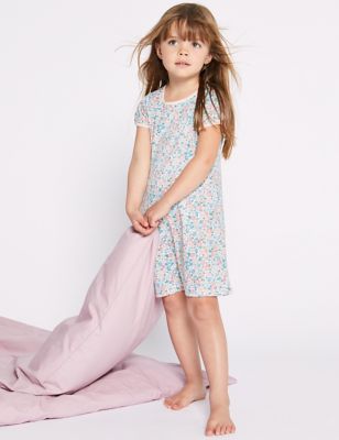 2 Pack Floral Nightdress (1-7 Years) Image 2 of 4