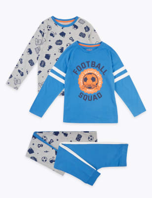 Childrens best sale football pyjamas