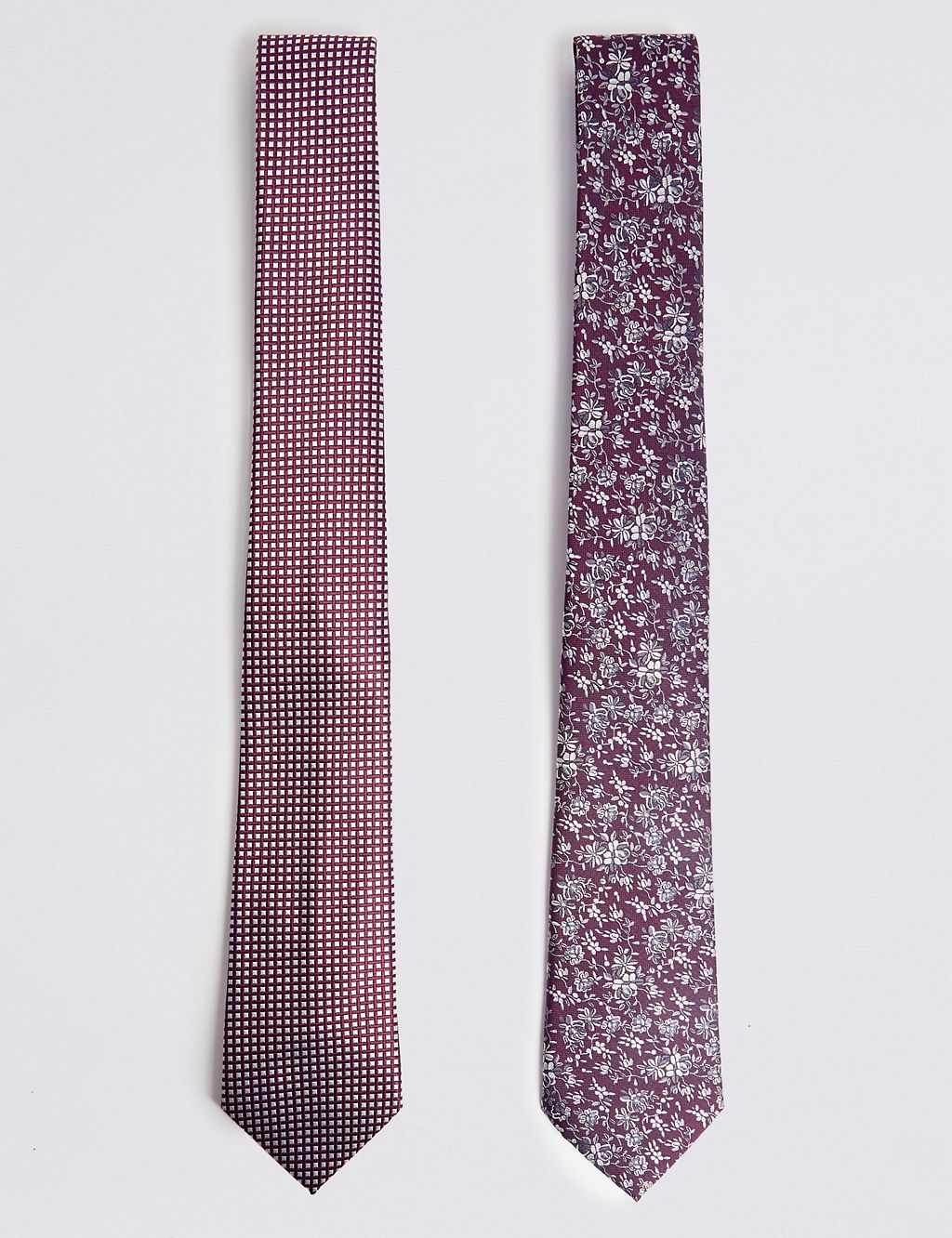 2 Pack Geometric & Floral Tie 3 of 5