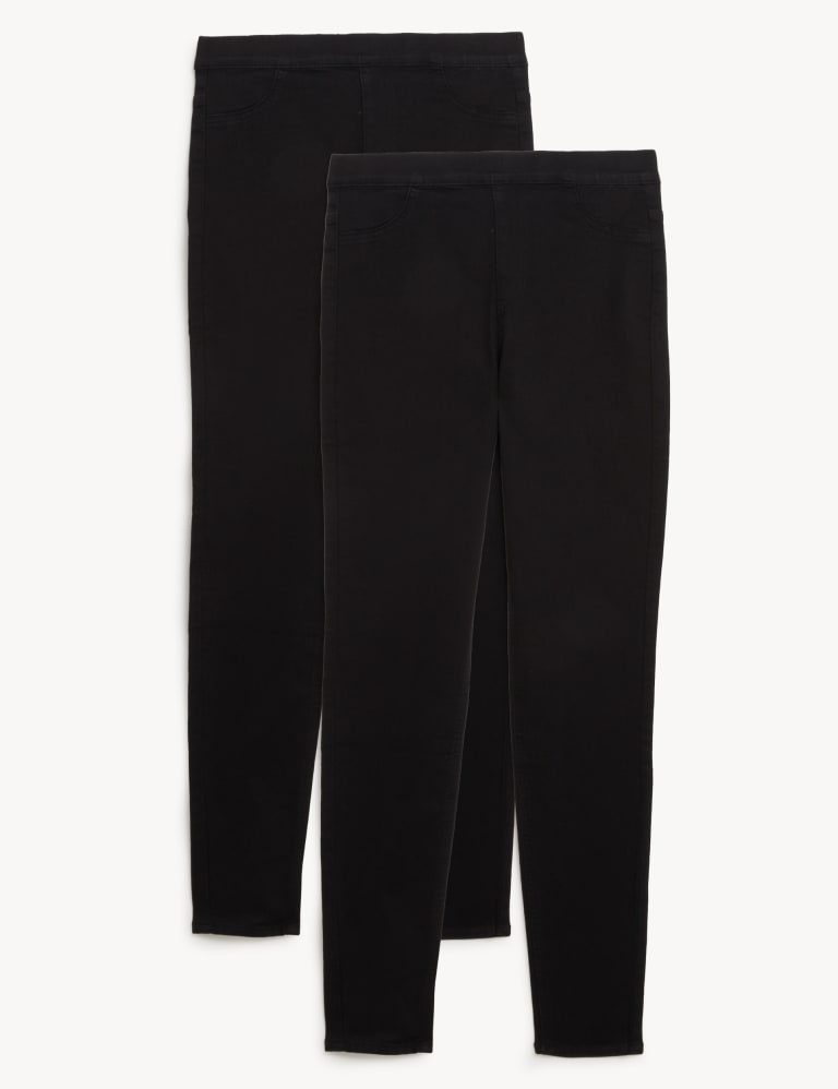 2 Pack High Waisted Jeggings