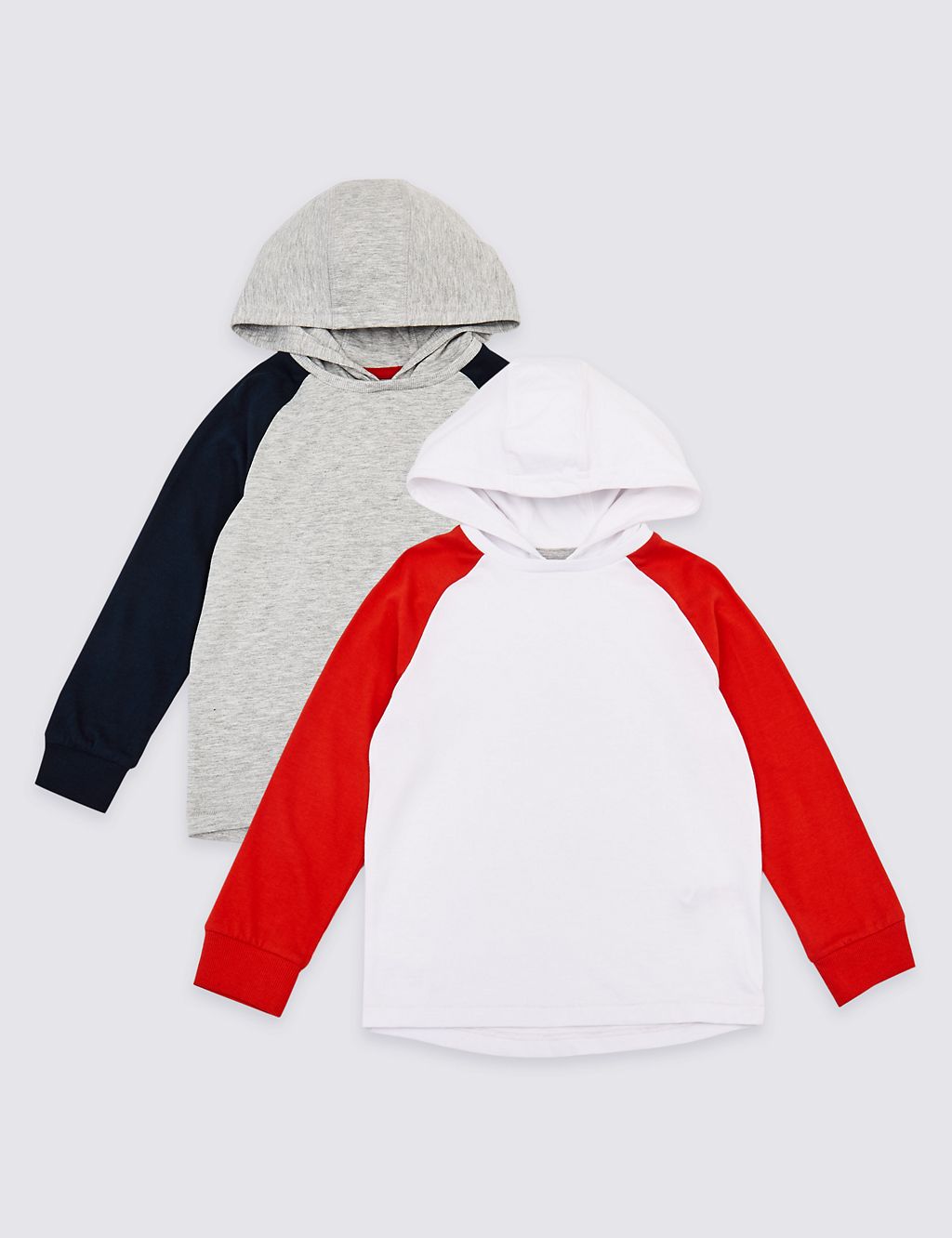 2 Pack Hooded Tops (1-7 Years) 1 of 4