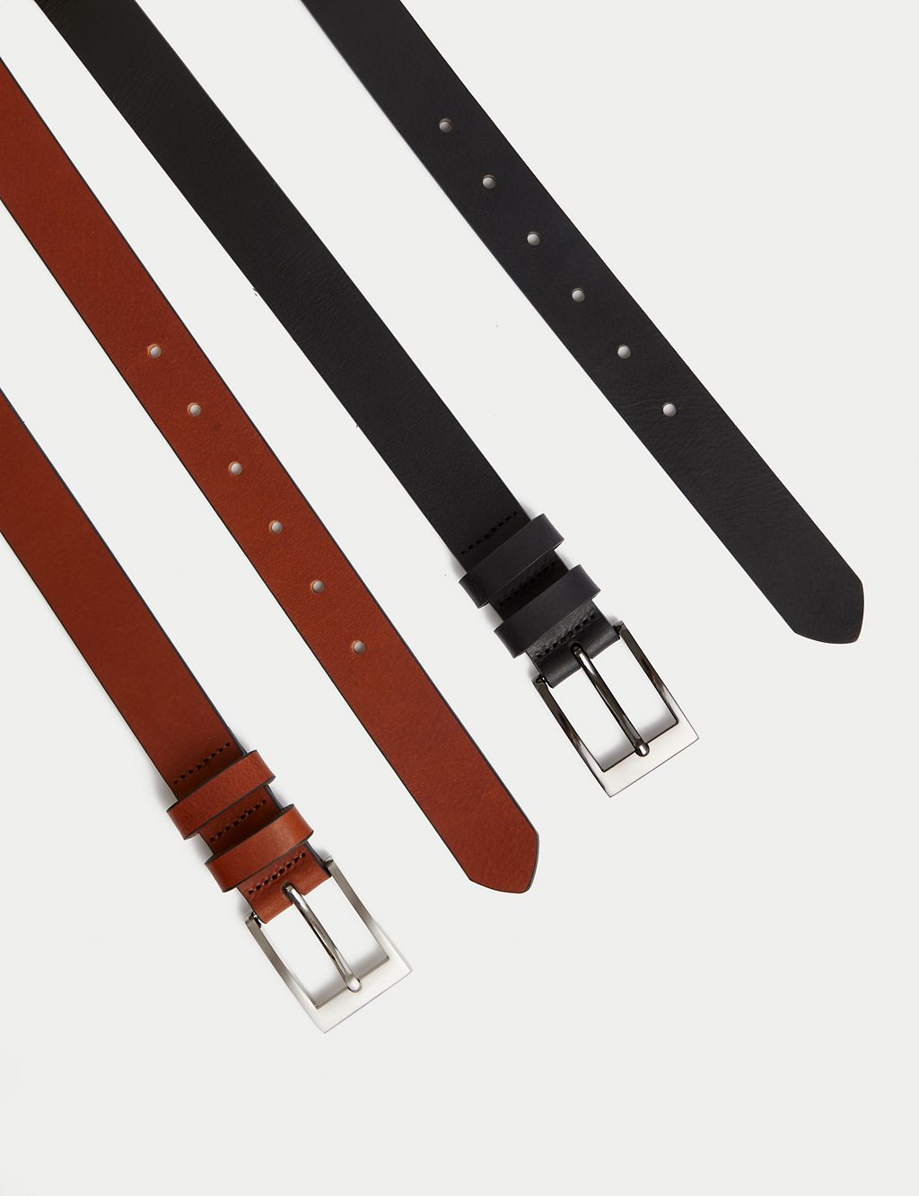 2 Pack Leather Smart Belts 2 of 2