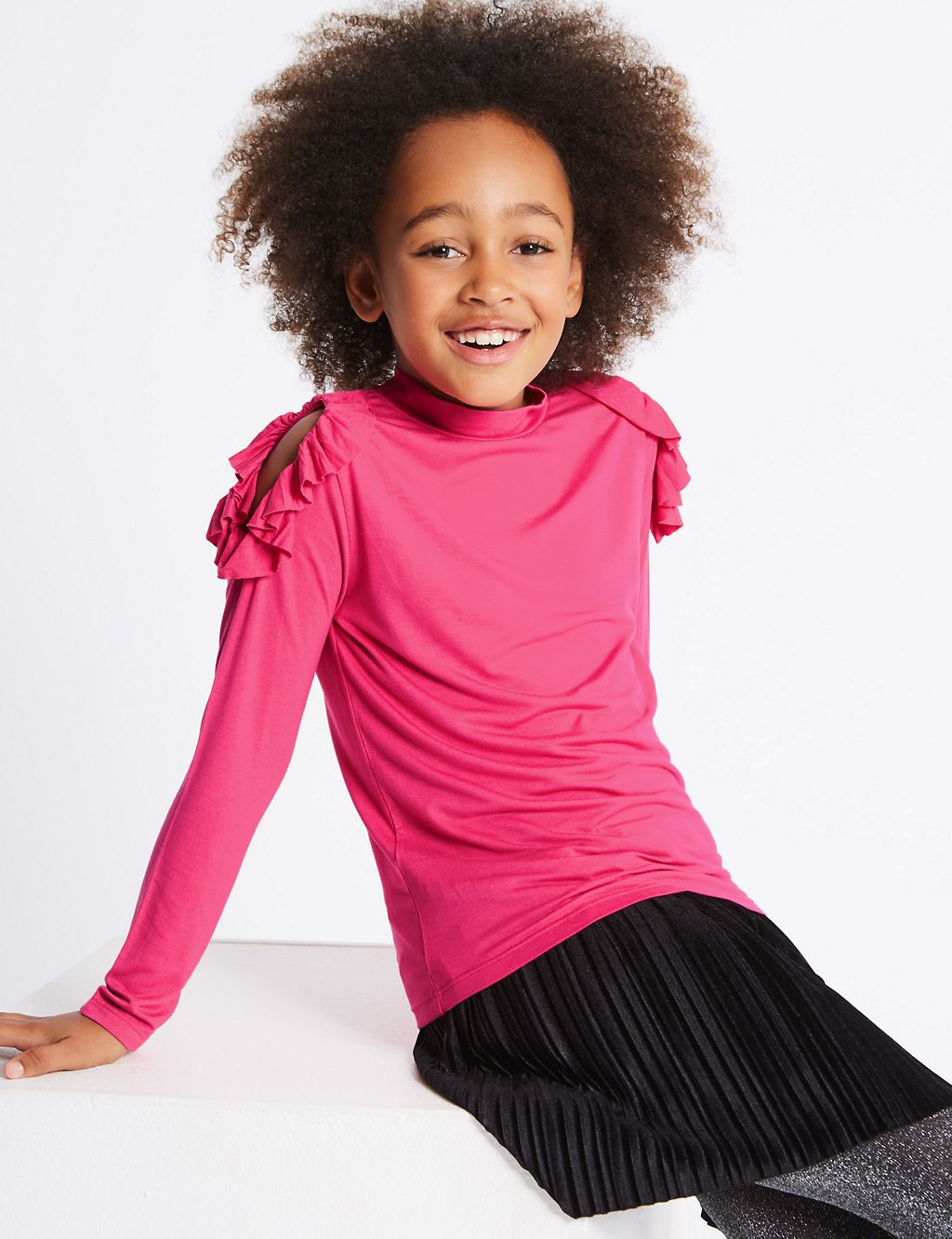2 Pack Long Sleeve Jersey Tops (3-14 Years) 4 of 5