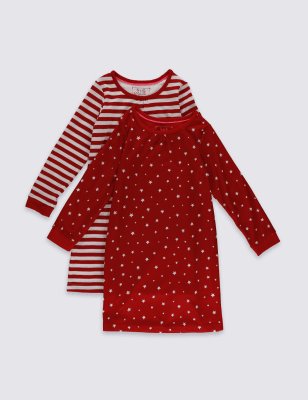 m&s long sleeve nightdress