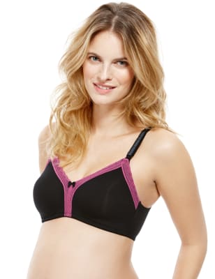 Marks & Spencer Maternity Lace Trim Nursing Bra, Women's Fashion, Maternity  wear on Carousell