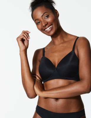 2pk Non-Wired Crossover Full Cup Bras AA-E, M&S Collection