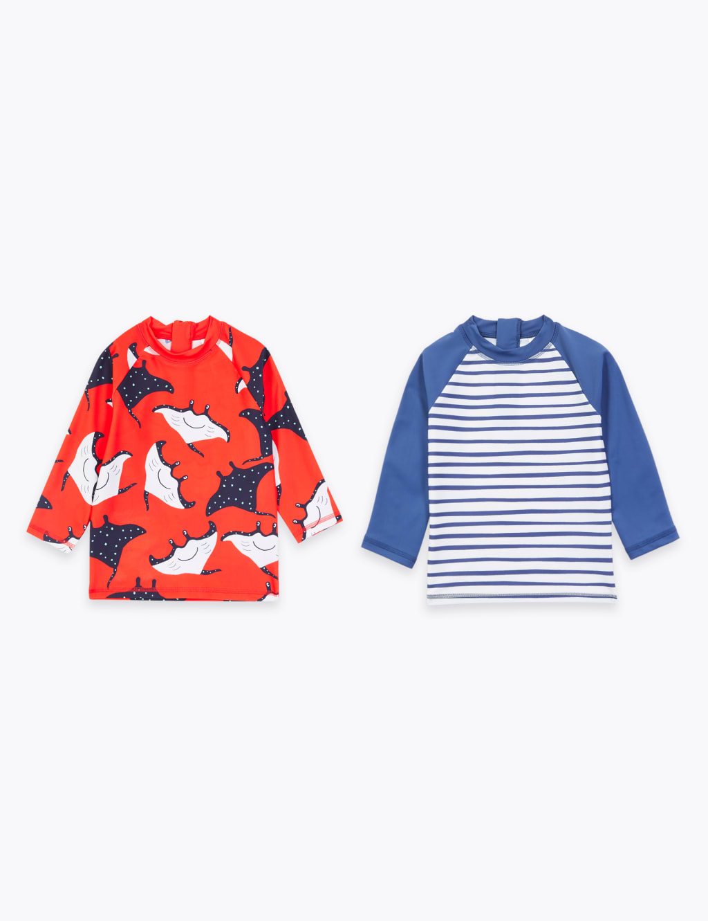 2 Pack Printed Rash Vests (27 Yrs) M&S