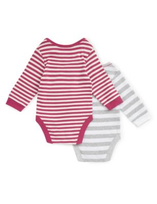 2 Pack Pure Cotton Assorted Bodysuits Image 2 of 4