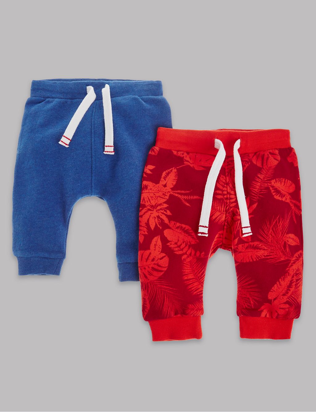 2 Pack Pure Cotton Assorted Joggers 3 of 4