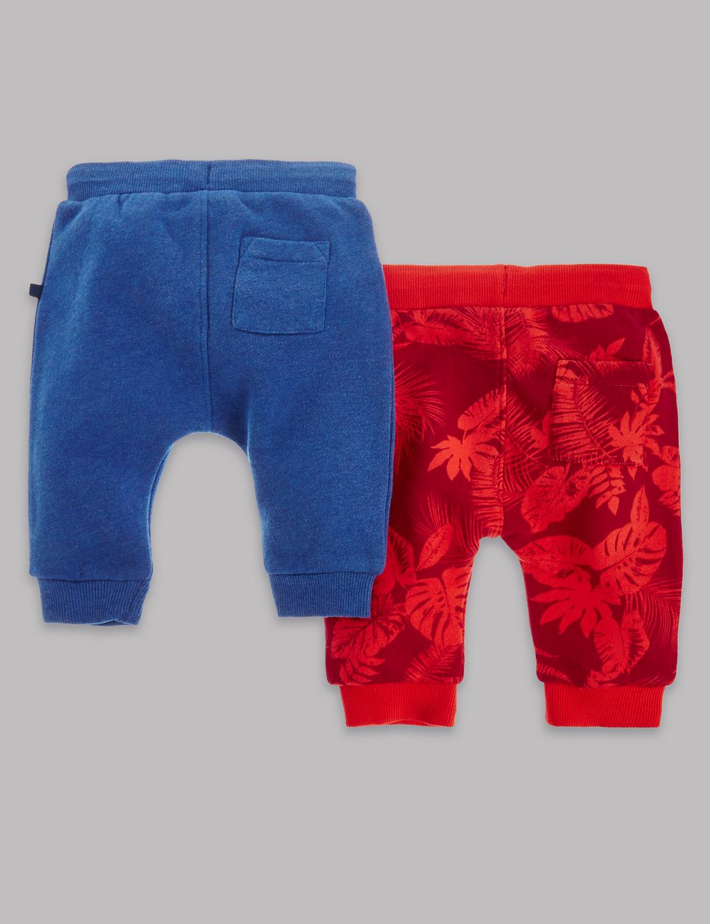 2 Pack Pure Cotton Assorted Joggers 1 of 4