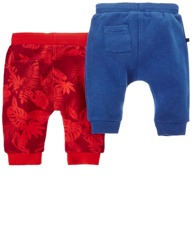 2 Pack Pure Cotton Assorted Joggers 4 of 4