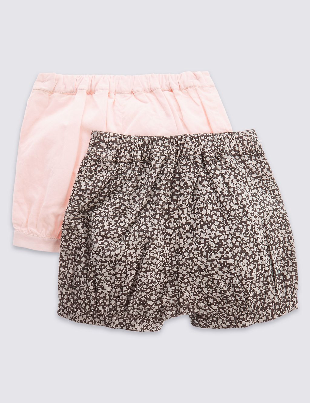 2 Pack Pure Cotton Assorted Shorts 1 of 5