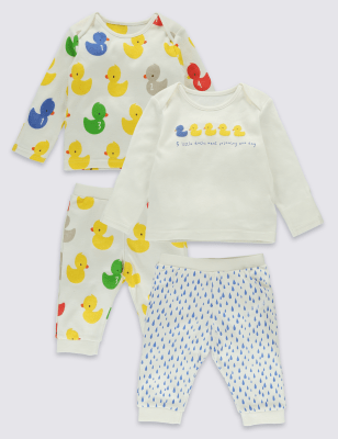 Baby 2024 duck pajamas