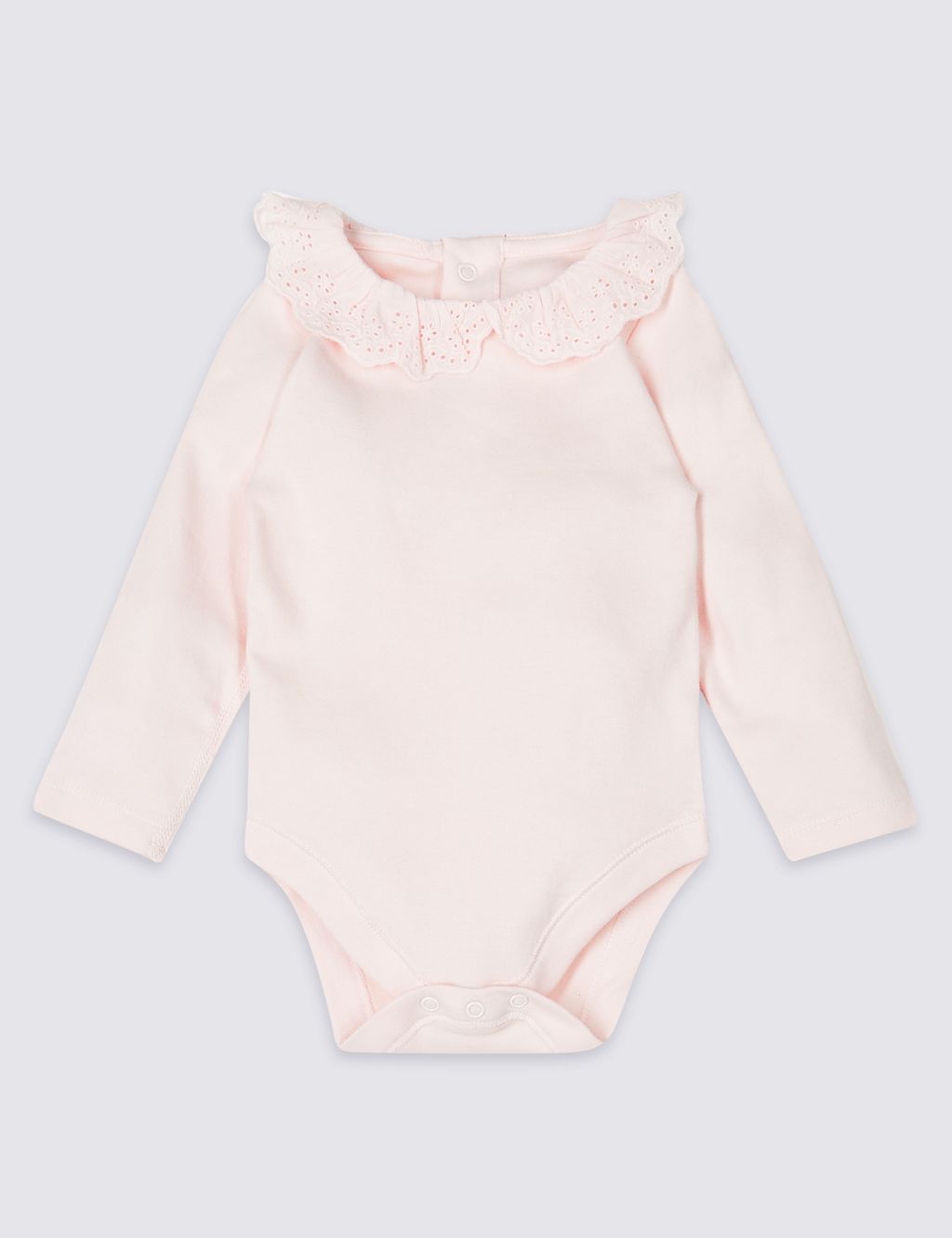 2 Pack Pure Cotton Bodysuits (6½lbs-12 Mths) 2 of 5